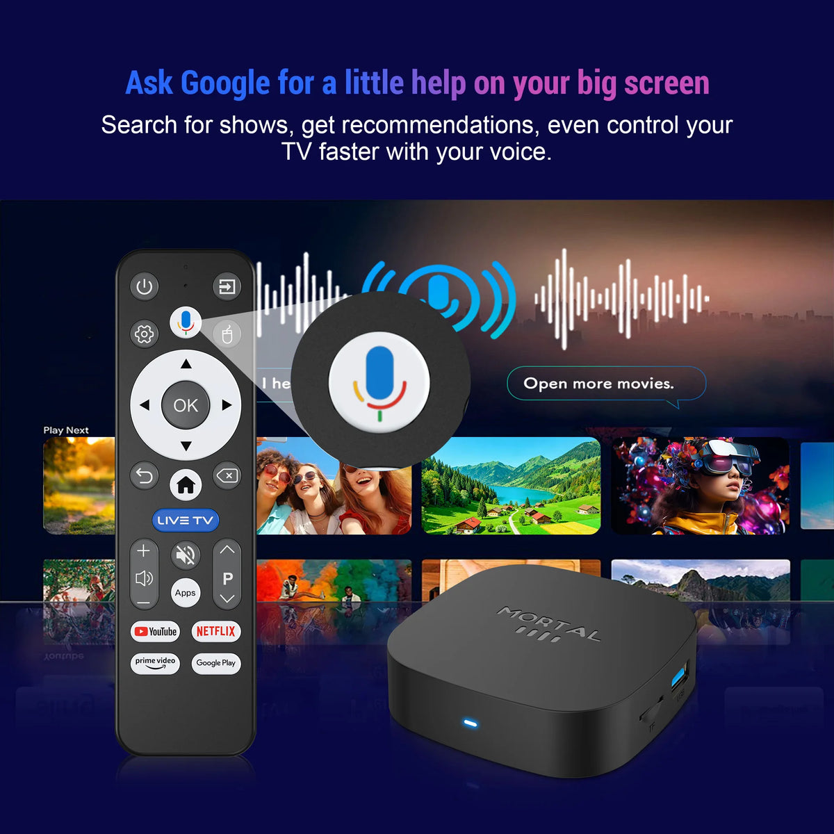 2026 New Android TV Box T1+ Rockchip RK3518 Android 16 8GB RAM 128GB ROM WiFi 6 BT 5.4 Dual UI 8K Ultra HD Smart Media Player