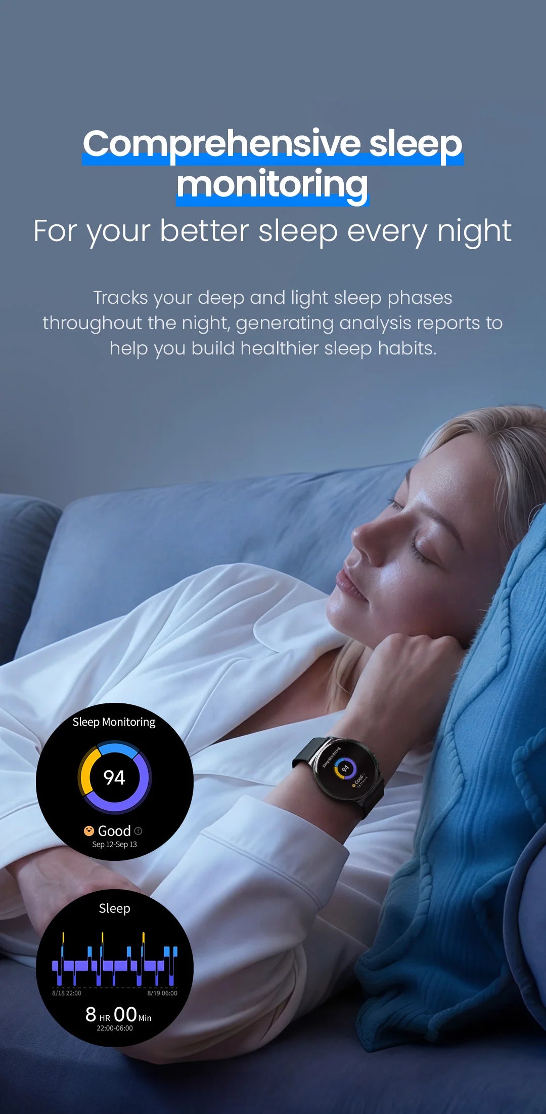 HAYLOU Solar Lite 2 Smartwatch 1.43'' AMOLED Display 24h Health Monitoring 150+ Sports Modes Voice Calling Smart Watch 1ATM