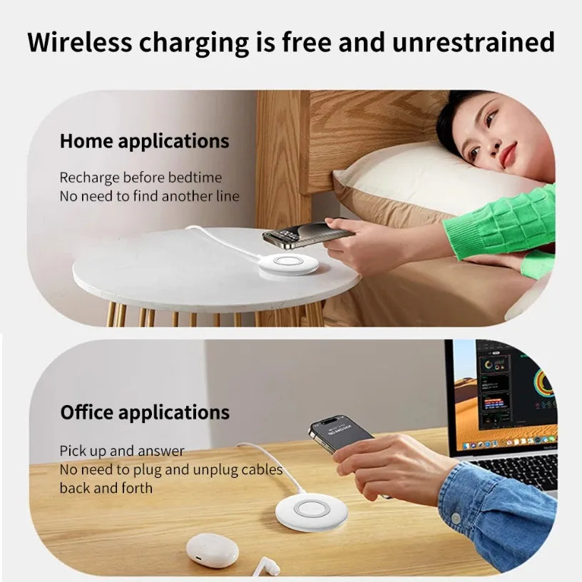 15W Fast Wireless Charger Pad For Samsung For Galaxy S25 S24 S23 S22 S21 Ultra Z Fold Flip 6 4 5 Note10 Note20 S10 Plus QI Pad