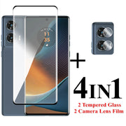 For Motorola Edge 50 Fusion Glass For Motorola Edge 50 Fusion Tempered Glass Full Cover 3D Curved Screen Protector 9H Lens Film