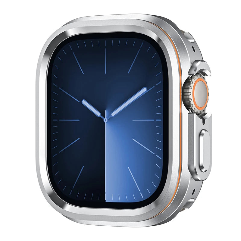 Luxury Titanium Case For Apple Watch 49mm Metal Alloy Armor Drop Resistant Protector Cover Hard Bumper For iWatch Ultra 1 2 3
