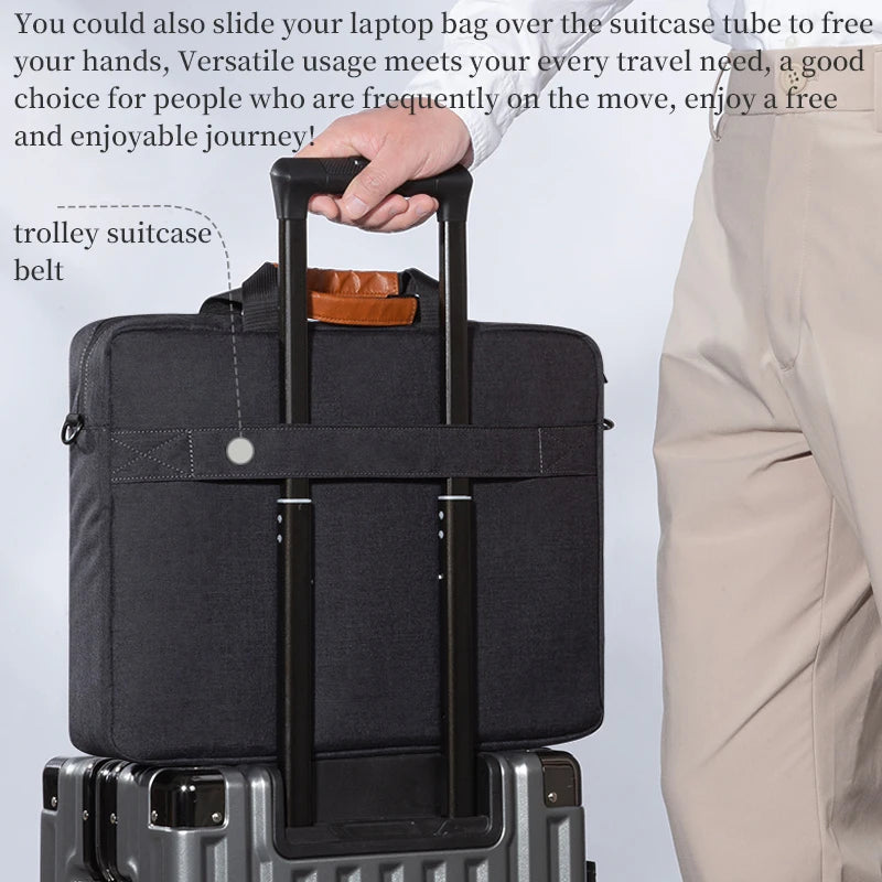 Laptop Bag 15.6 16 Inch Men Business Messenger Shoulder Handbag Briefcase for Macbook Huawei HP Lenovo Dell ASUS Xiaomi Surface
