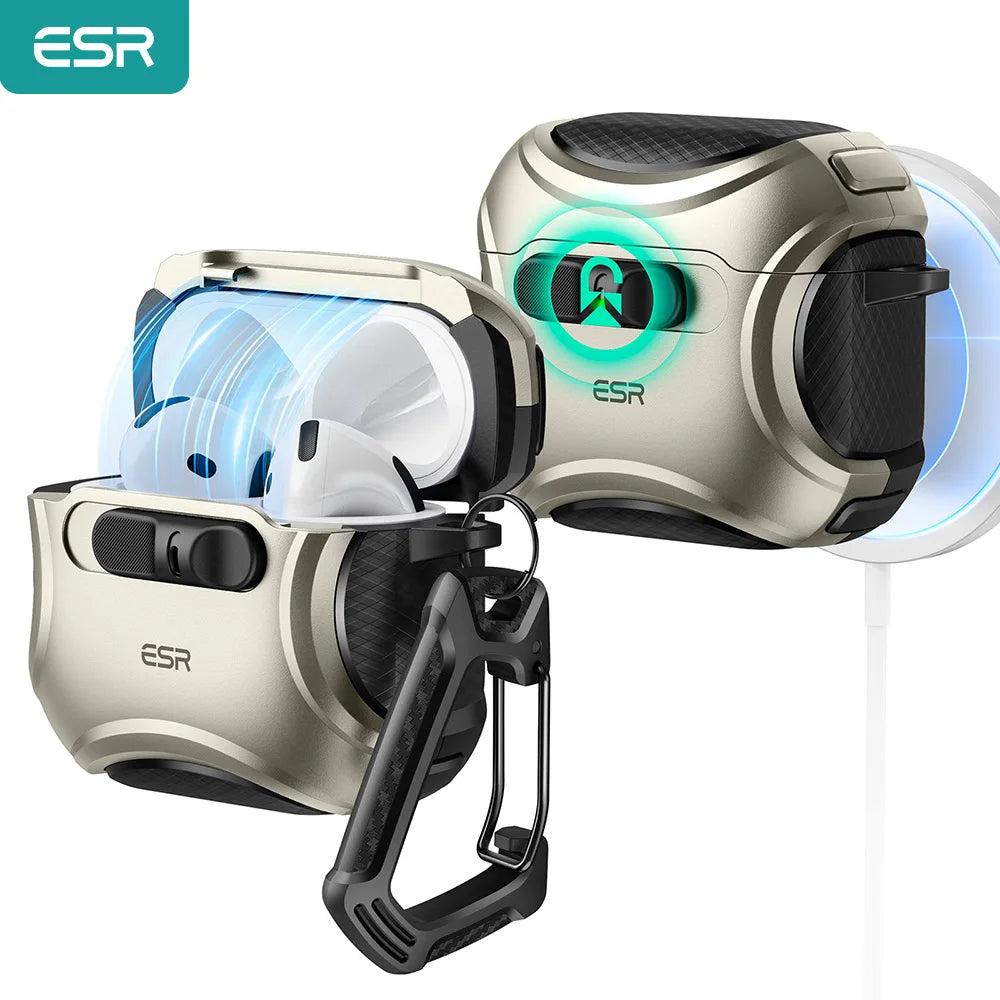 ESR for AirPods 5 Case (2026)&AirPods 4 Case (2024)Powerful Drop Protection Earphone Cover Compatible with AirPods 4/5 Gen