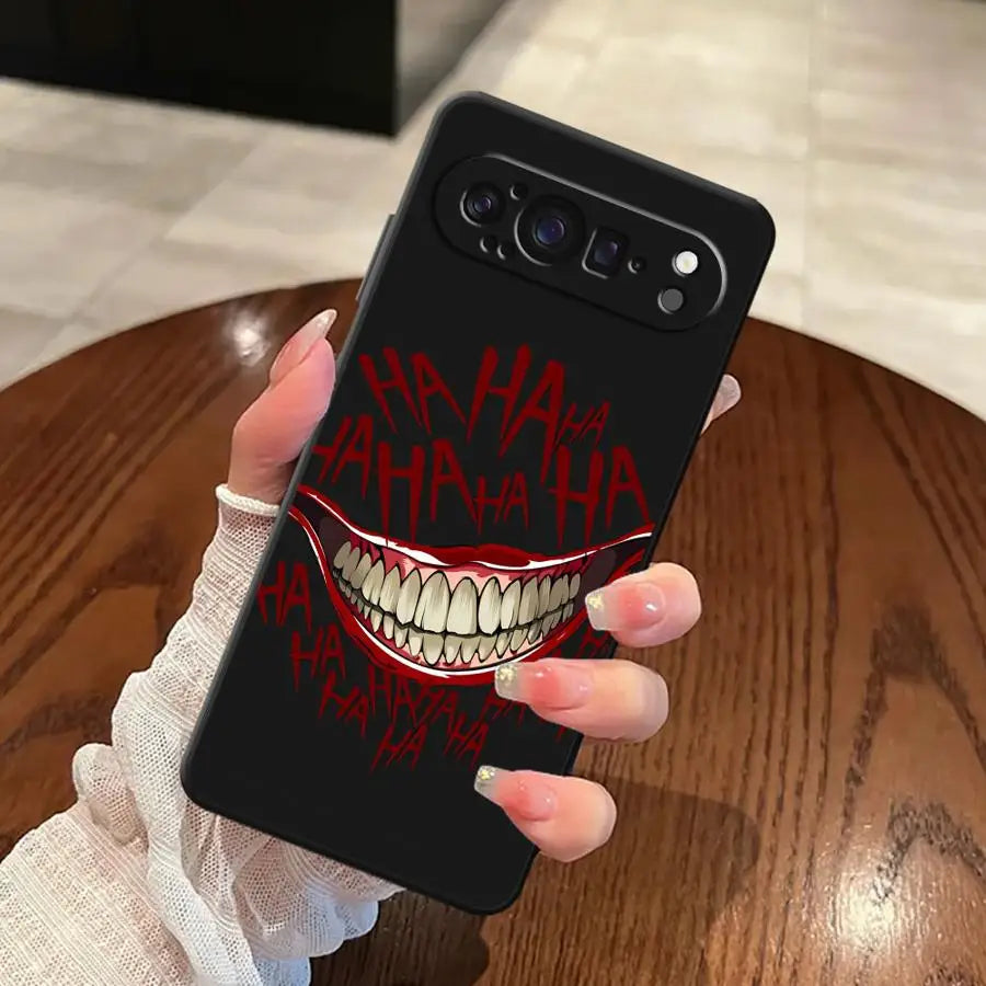 Joker Fun Haha Case for Google Pixel 7a 6a 6 7 8 Pro 9a 8a 10 9 Pro XL Soft Shell