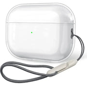 Clear Soft TPU Earphone Case with Lanyard Strap for Airpods Pro 2 3 2nd Generation Air Pods 4 3 1 3rd 2024 Gen Cover Accessories