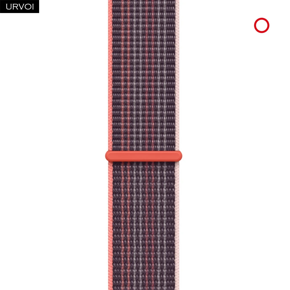 URVOI Sport Loop for Apple Watch Ultra 4 3 2 Series 12 11 10 9 SE3 Nylon Strap for iWatch Sport Band Hook&Loop Fastener 46 49mm