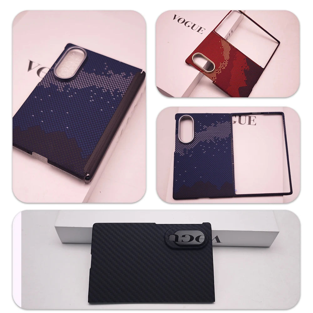For Samsung Galaxy Z Fold 8 case Kevlar aramid fiber carbon fiber ultra-thin lightweight magnetic business protective cover