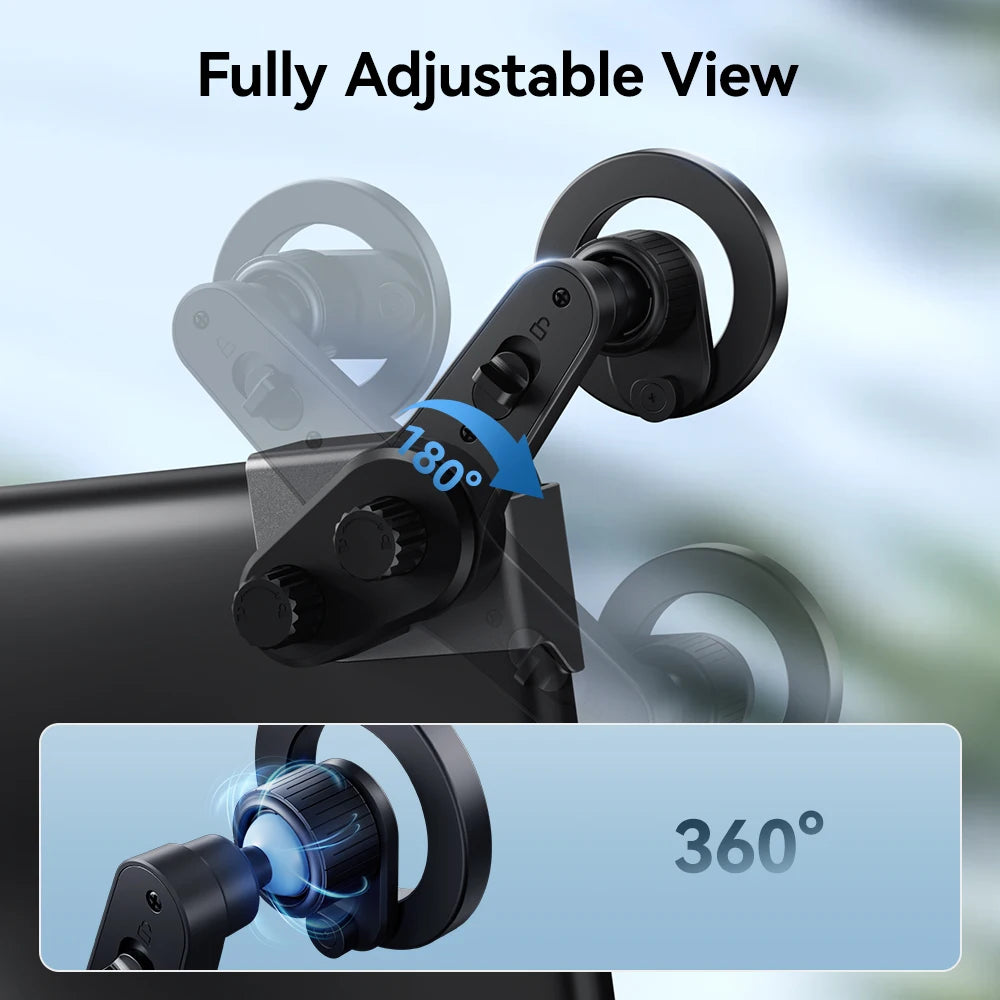 YZ For Tesla Car Phone Holder Model Y YL 3 Highland Juniper N52 Magnetic Screen Mount Universal Phone Stand for All iPhone 16 15