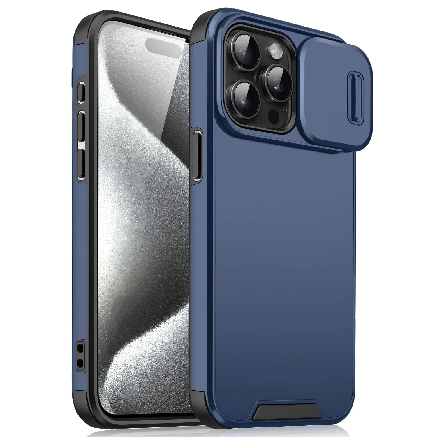 Shockproof Case For iPhone 15 14 13 12 11 16 17 Pro Max 15 Plus 16E Cover Slide Camera Protective Cases For iPhone 17 Air 17Pro