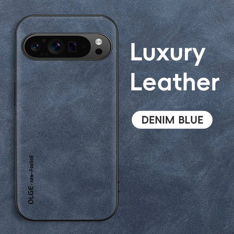 Luxury PU Leather Phone Case for Google Pixel 11 10 9 XL 110A 9A 8A 7A 0Pro 9Pro 8Pro 7Pro Shockproof Protection Soft Back Cover