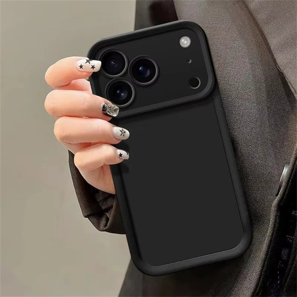 Soft Bumper Soft Silicone Phone Cases For iPhone 17 16 15 13 11 12 14 Pro Max Plus Air Cover Camera Protection Shockproof Case