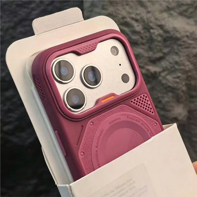 Luxury Hybrid Bumper Armor For Magsafe Magnetic Case for iPhone 18 17 16 15 14 13 12 Pro Max Matte Shockproof Back Rugged Cover