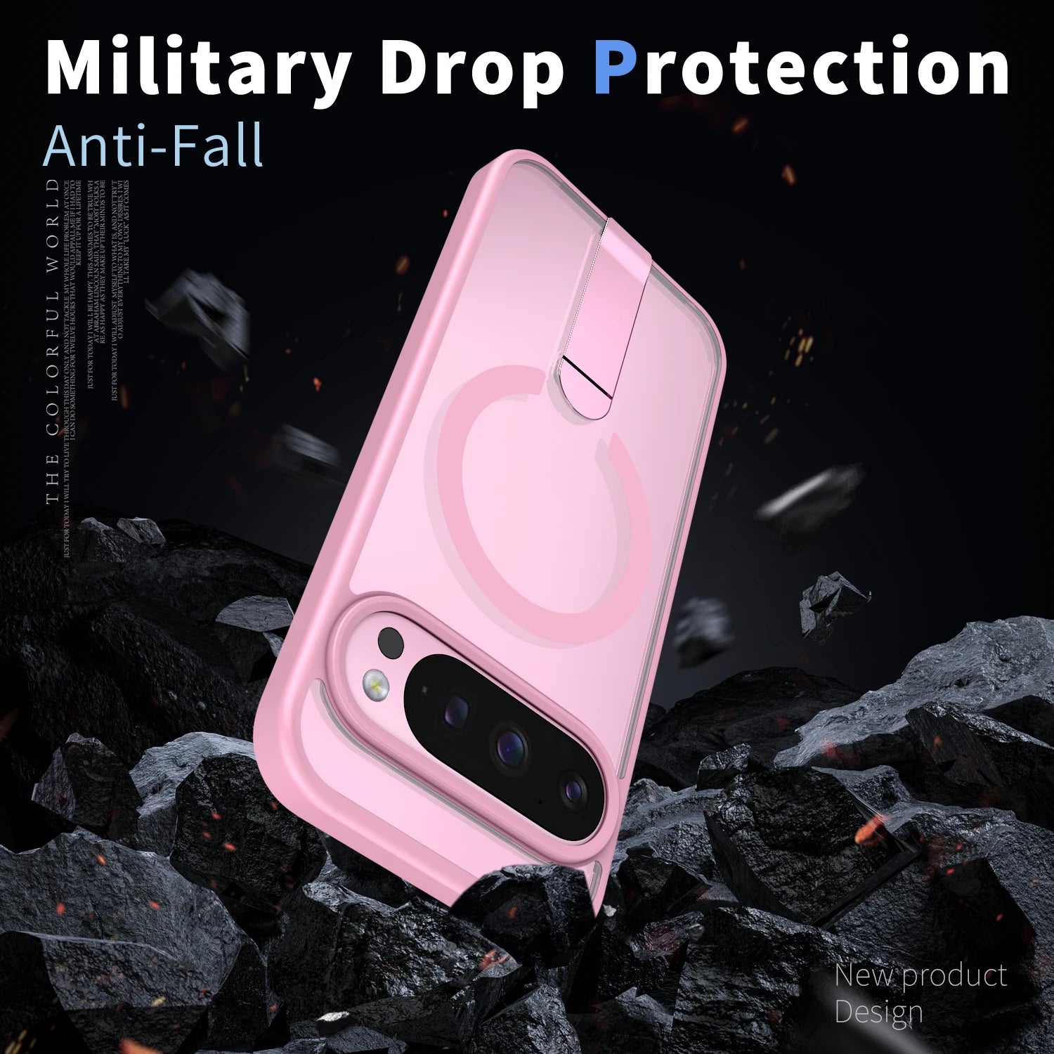 Matte Magnetic Kickstand Case For Google Pixel 9A 10 9 Pro XL Shockproof Anti-Fingerprint Protective Cover