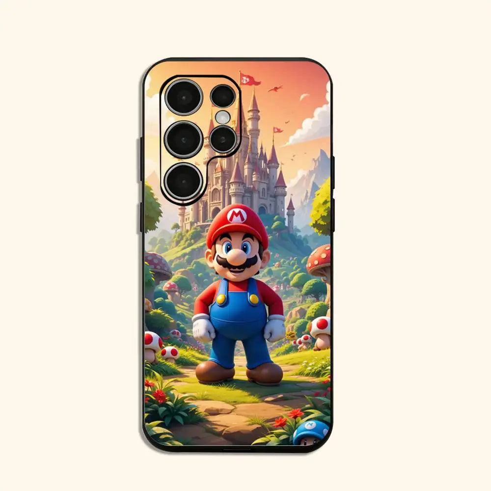 super m-mario Phone Case For Samsung Galaxy S24 S25 S23 S22 S21 Shockproof Cover