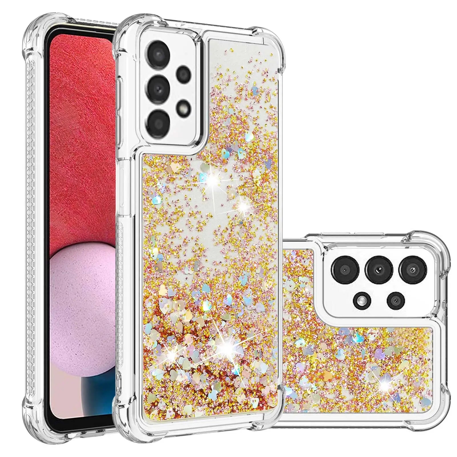 Glitter Liquid Quicksand Case For Samsung S24 Soft Cover For Galaxy S23 S22 Ultra S21 S10 S9 PLUS S20 S23 S21 FE Transparent