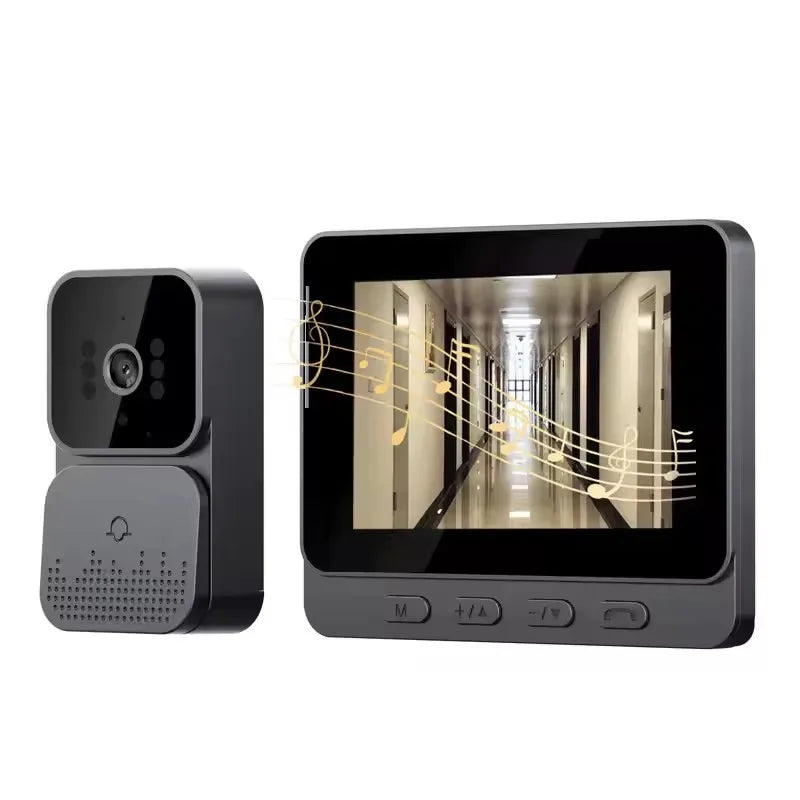 Doorbell Camera Smart Wireless 4G Video Intercom Camera Inteligente Night Vision 4.3 Inch HD Screen For Security Home Apartment
