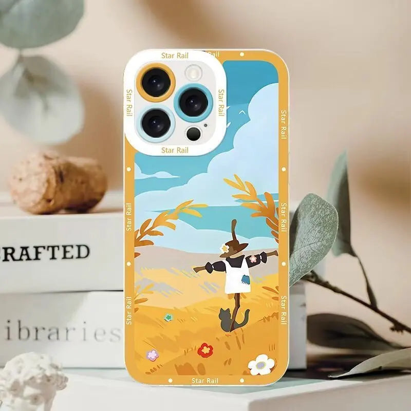 Honkai Star Rail Phainon Phone Case For IPhone 16e 16 15 14 13 12 11 17 Pro Max XR XS Max 14 15 16 Plus Mini Soft Clear Cover