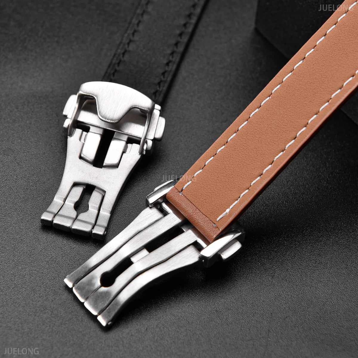 Retro Leather Watch Strap 20mm 22mm Quick Release Smooth Leather Watchband Men Women Watch Band Accessories