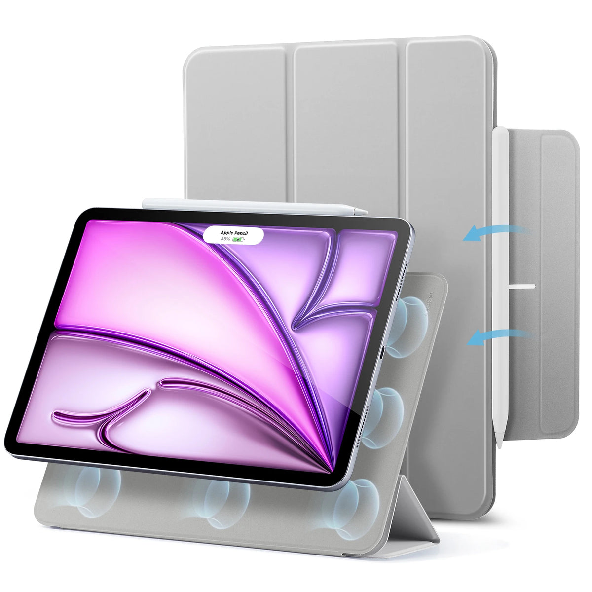 ESR for iPad Air 11 Inch Case M4/M3/M2 (2026/2025/2024) Powerful Magnetic Cover for iPad Air 5th/4th Gen (2022/2020)Auto Wake