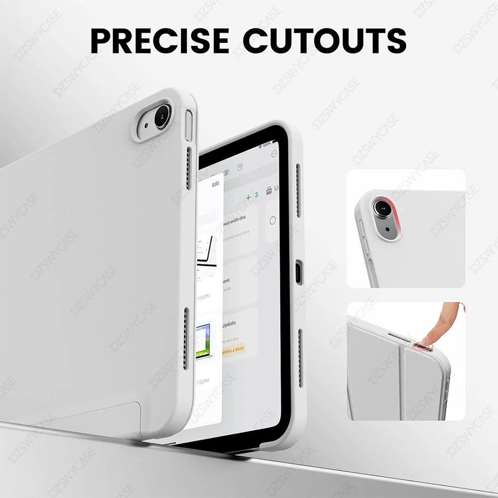 Case for iPad 11th (A16) 11 Inch 2025/10th Gen 10.9 Inch 2022, Support Auto Wake/Sleep, Trifold Stand Cover, with Soft TPU Back