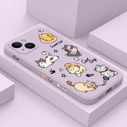 Cat String Ball Phone Case For iPhone 17 17 Air 16 16e 15 14 13 12 11 X XR XS Plus Pro Max Mini Silicone Cover