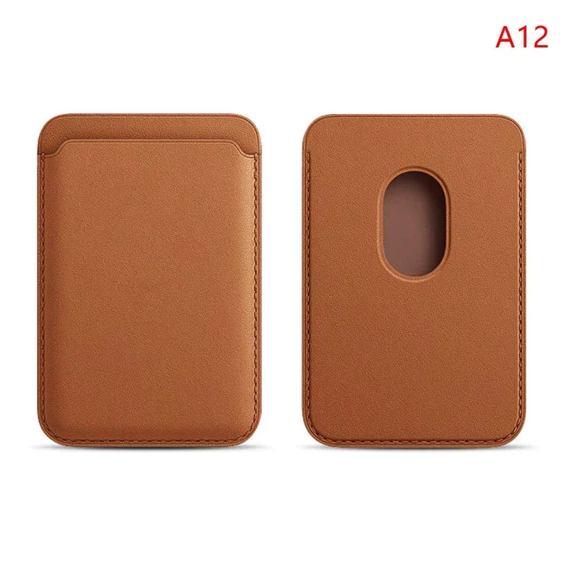 For Magsafe Accessories Magnetic Wallet Holder Leather Case For iPhone 13 12 14 15 16 17 Pro Max Card Holder Phone Purse Cover