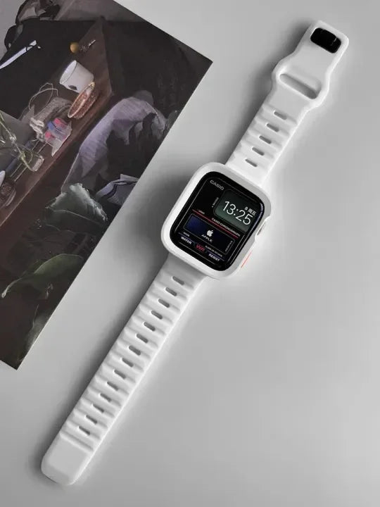Silicone Case+Strap for Apple Watch Ultra3 49mm Series 11/10 42mm 38 44mm 40mm 45mm 41mm Bracelet Cover for iWatch Series 8 9 7