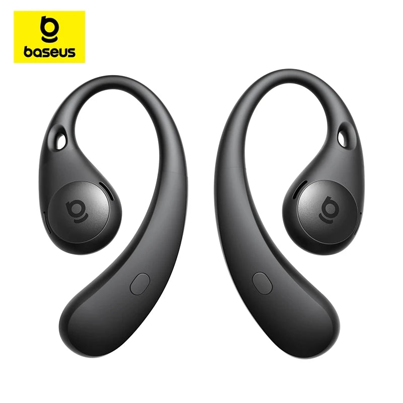 Baseus Bass BF1 Earphones Open-ear Wireless Bluetooth 6.0 Headset Call Noise Reduction Earbuds LDAC IPX7 Waterproof Headphones