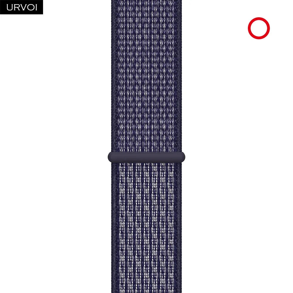URVOI Sport Loop for Apple Watch Ultra 4 3 2 Series 12 11 10 9 SE3 Nylon Strap for iWatch Sport Band Hook&Loop Fastener 46 49mm