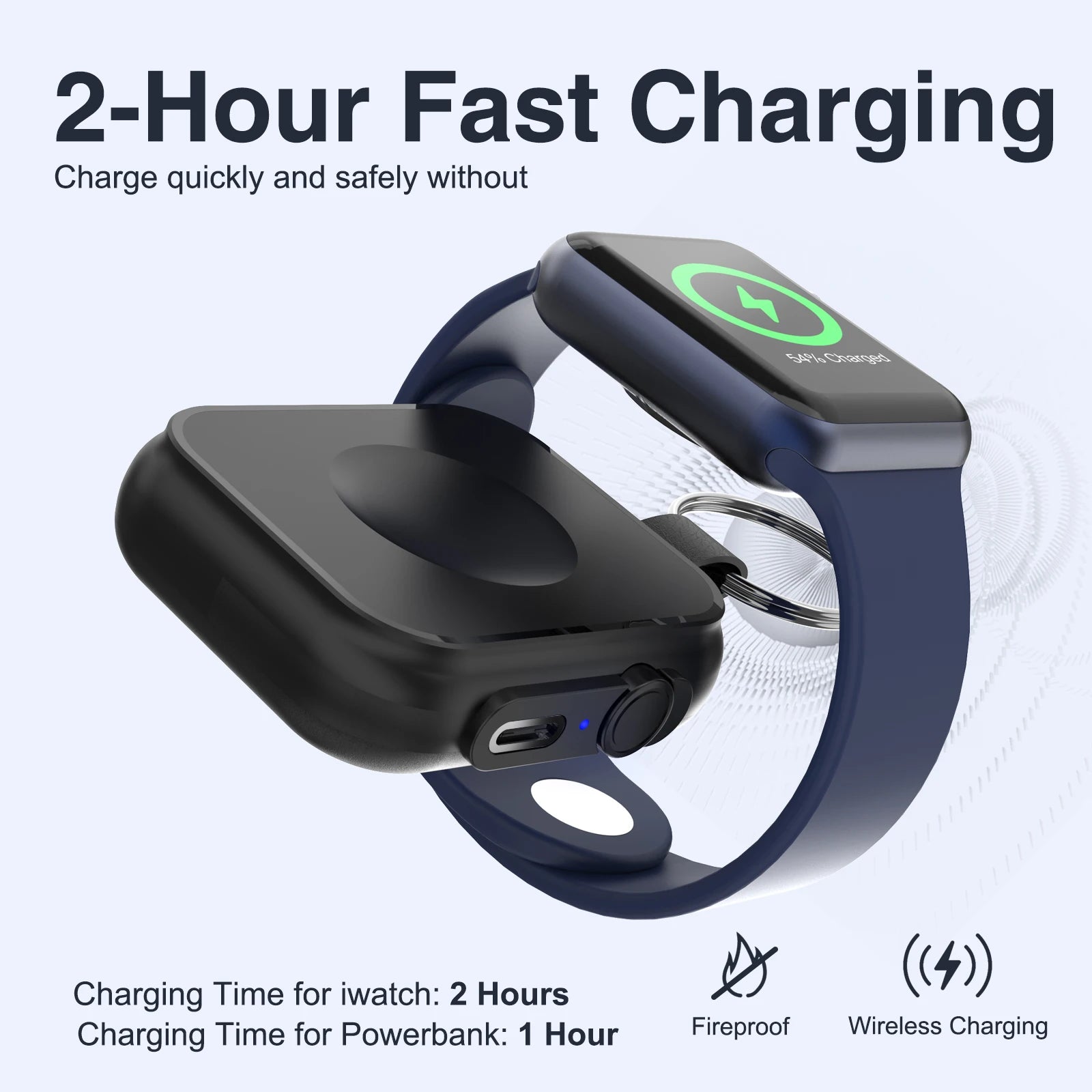 Magnetic Wireless Charger For Apple Watch Series 10 9 8 7 Ultra 2 SE fast Charging Cable Accessories For iWatch 9 8 7 6 5 4 3 2