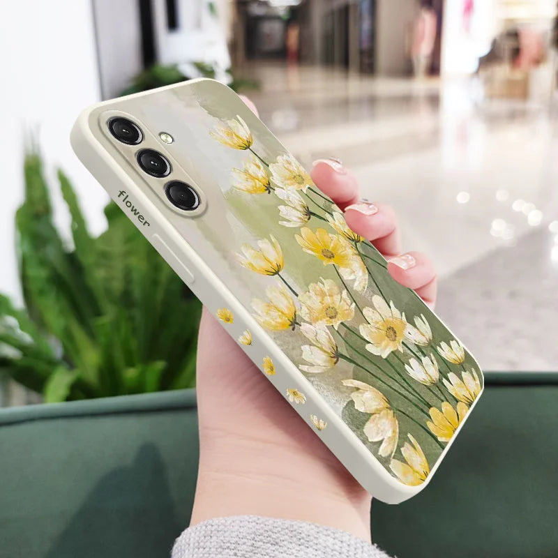 Small Cauliflower Phone Case For Samsung Galaxy S25 S24 S23 S22 S21 S20 S10 S10E Ultra Plus FE Note 20 Ultra 10 Plus Cover