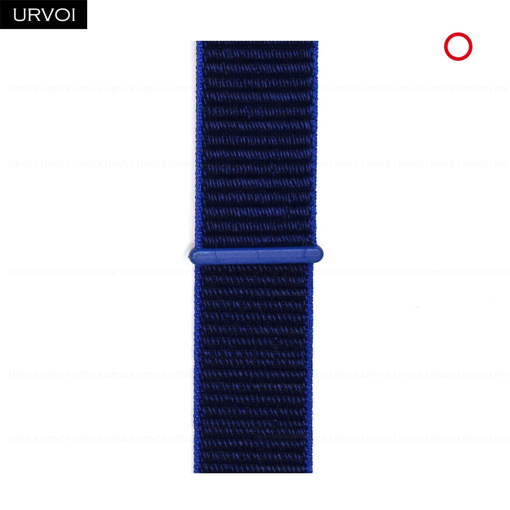 URVOI Sport Loop for Apple Watch Ultra 4 3 2 Series 12 11 10 9 SE3 Nylon Strap for iWatch Sport Band Hook&Loop Fastener 46 49mm