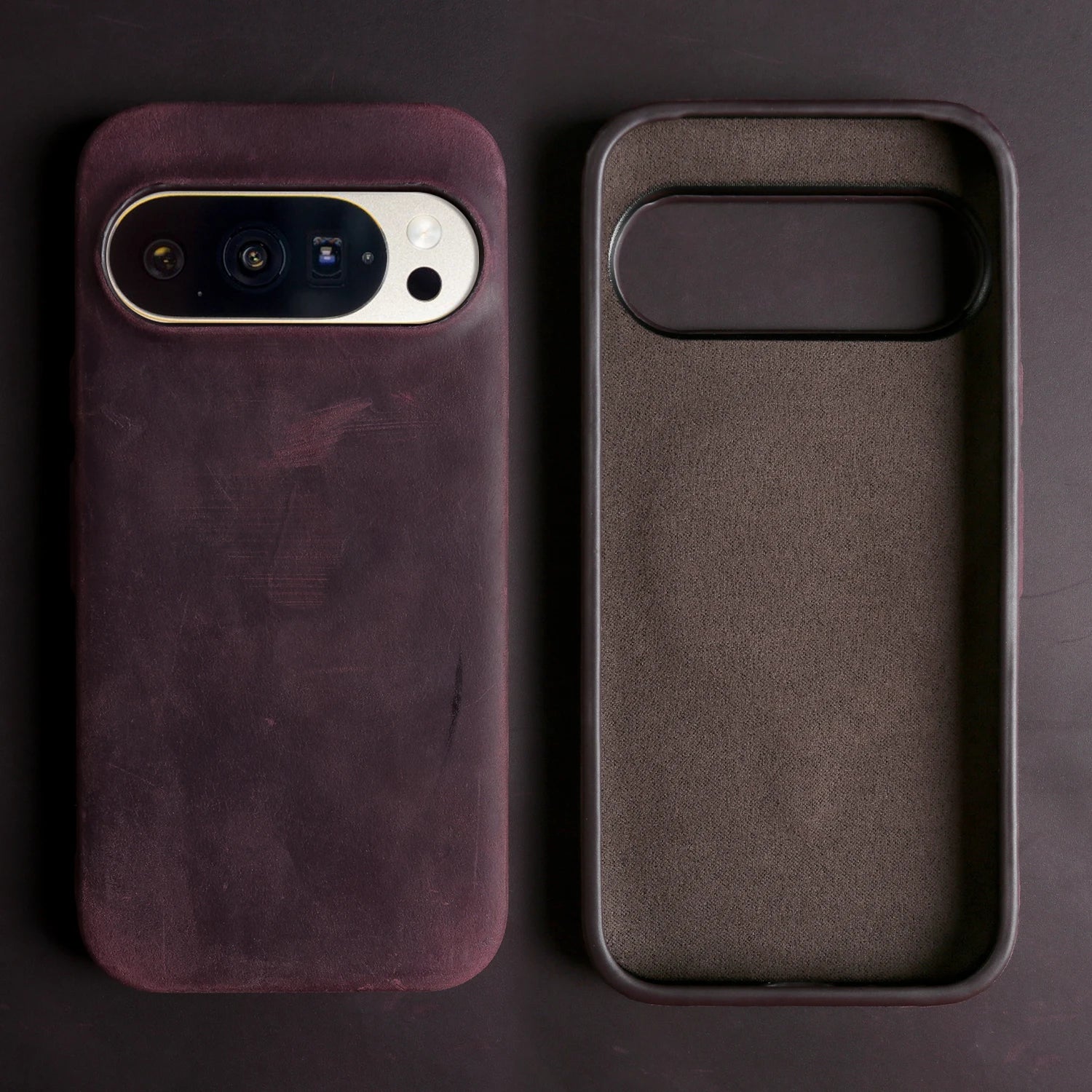 Crazy Horse Pattern Genuine Leather Case For Google Pixel 10 Pro XL Pixel10 Pro 9A 8A 7A 6A 5 6 7 8 Pro 9 Pro XL Back Cover Case