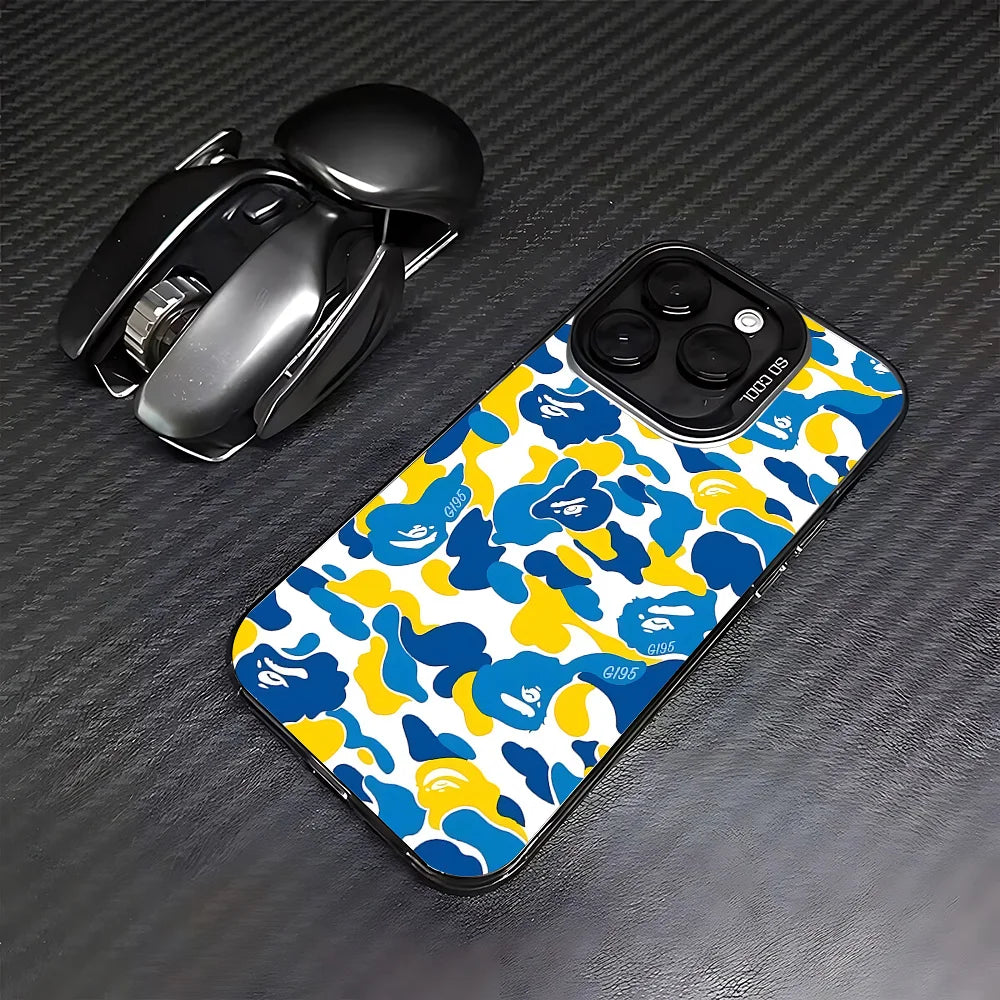 Phone Case for Samsung Galaxy S26 S25 S24 S23 S22 S21 S20 Note20 FE Ultra Edge Plus 4G 5G Anti Fall Cover Fashion BBapeS-Cool
