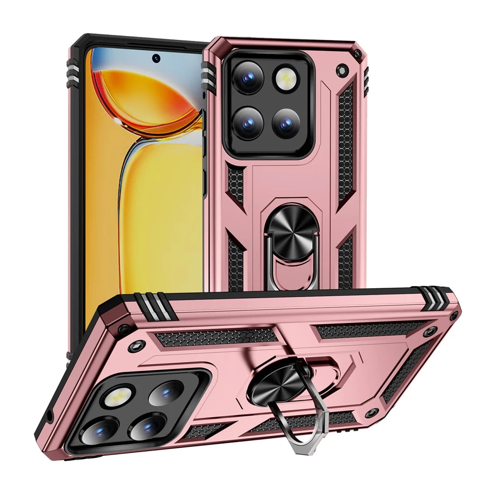Armor Phone Case For Moto G Stylus Power Play GStylus GPower GPlay 4G 5G 2021 2022 2023 2024 2025 360°  Metal Ring Holder Cover