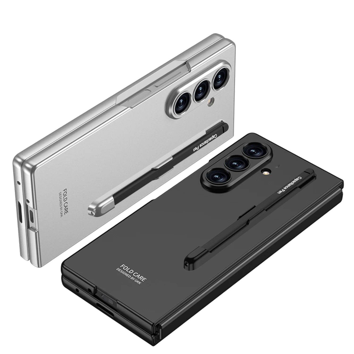 Built-in Screen Protect Slim Case For Samsung Galaxy Z Fold 8Ultra With S Pen Axis Slot Ultra Thin PC Hard Cover Z Fold8Ultra
