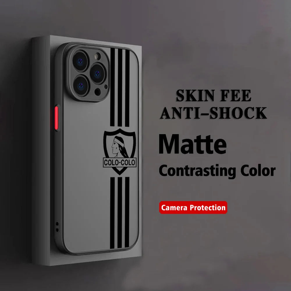 Phone Case For New Club Social Y Deportivo Colo iPhone 17e 17 16e 16 15 14 13 12 11 Mini Pro Air  Max XSMax  Plus Matte Clear