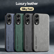 Magnetic Sheepskin Leather Case For Samsung Galaxy S26 S25 S24 S23 S22 S21 S20 Ultra FE S25 Edge S10 S9 Plus Shockproof Cover