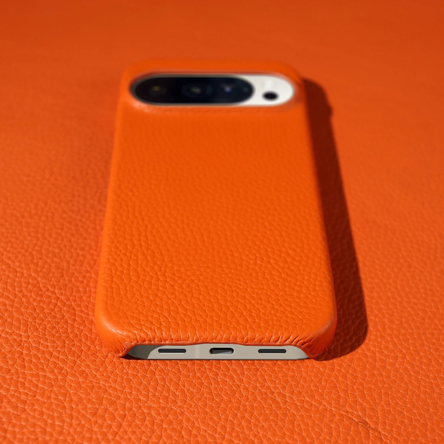 For Magsafe Magnetic Lychee Genuine Leather Case For Google Pixel 10 Pro XL 9 8 7 6 5 9A 8A 7A 6A Back Cover Phone Cases Coque