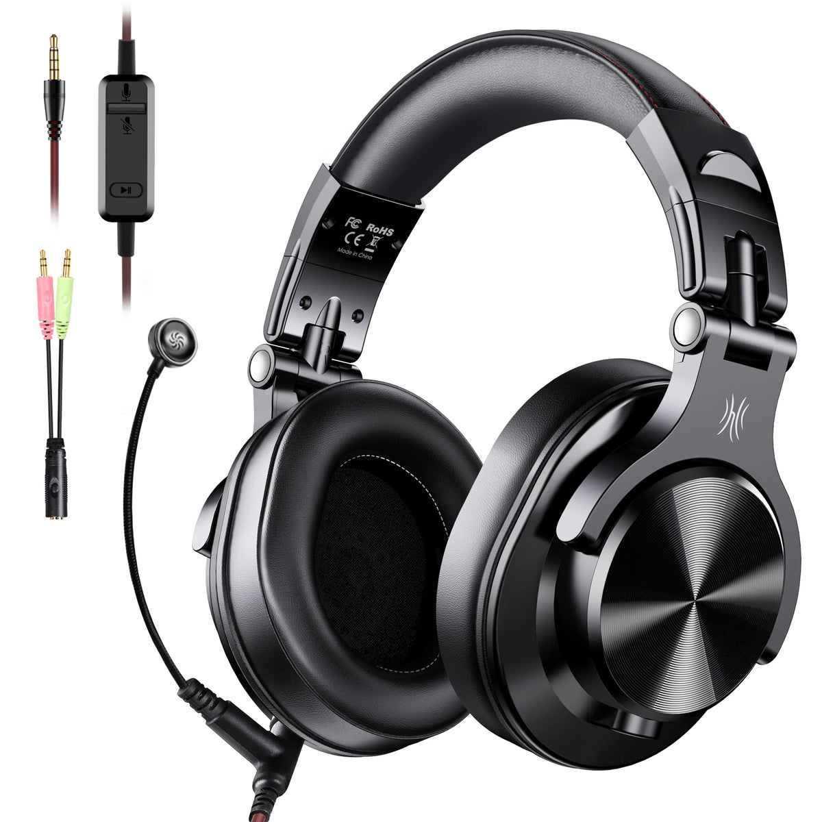 Oneodio A71M Gaming Headset Studio DJ Headphones Stereo Over Ear Wired Headphone With Boom Microphone For PC PS4 Xbox One Gamer