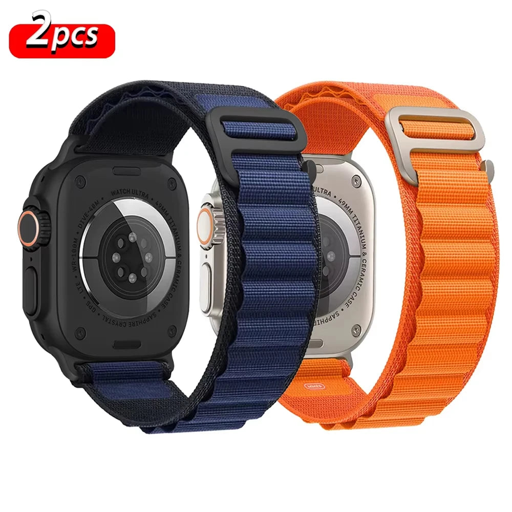 Alpine Loop Strap for Apple Watch Band Ultra 3 2 49mm 46mm 45mm 44mm 41mm 46mm 42mm Bracelet iWatch Series 11 10 9 8 7 6 5 SE 3