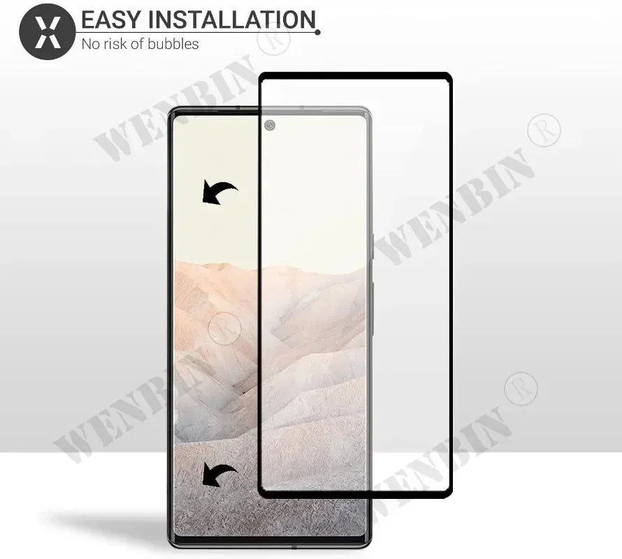 3 Pcs Tempered Glass For Google Pixel 11 10 9 Pro XL 8 7 6 Pro 7A 6A 5A 4A 3 XL Curved Full Cover Screen Protector