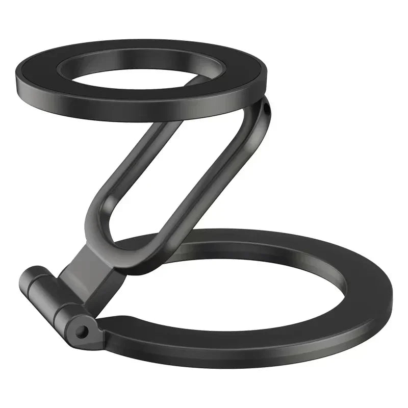 Double Sided Phone Stand Magnetic Phone Ring Holder Kickstand Magnet Grip for MagSafe iPhone 16 15 14 13 12 Pro Max Car Holder