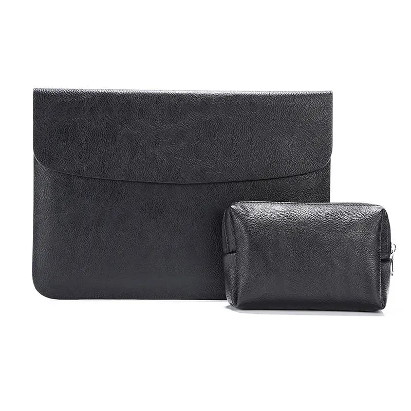 Computer Sleeve Case for ( MacBook Mac Book iPad ) Air M1 M2 13 14 15 6 16 Pro 12 9 11 Inch Cover Bag Pouch Briefcase Leather