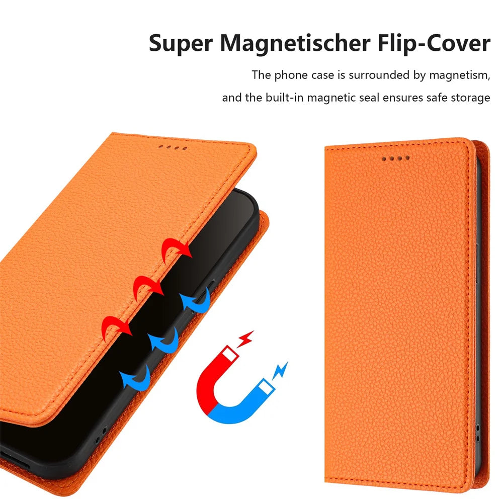 Flip Leather Phone Case for Google Pixel 6 7 8 9 Pro XL Pixel 9A 8A 7A 6A Matte Wallet Case for Pixel 5A 5XL Card Holder Cover