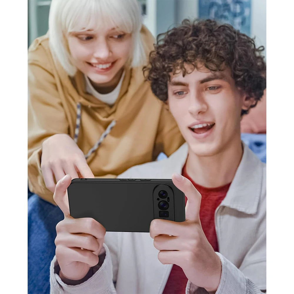 Ultra Thin Black Matte Soft TPU Camera Protection Back Phone Case Cover for Google Pixel 10 Pro XL 9 9A