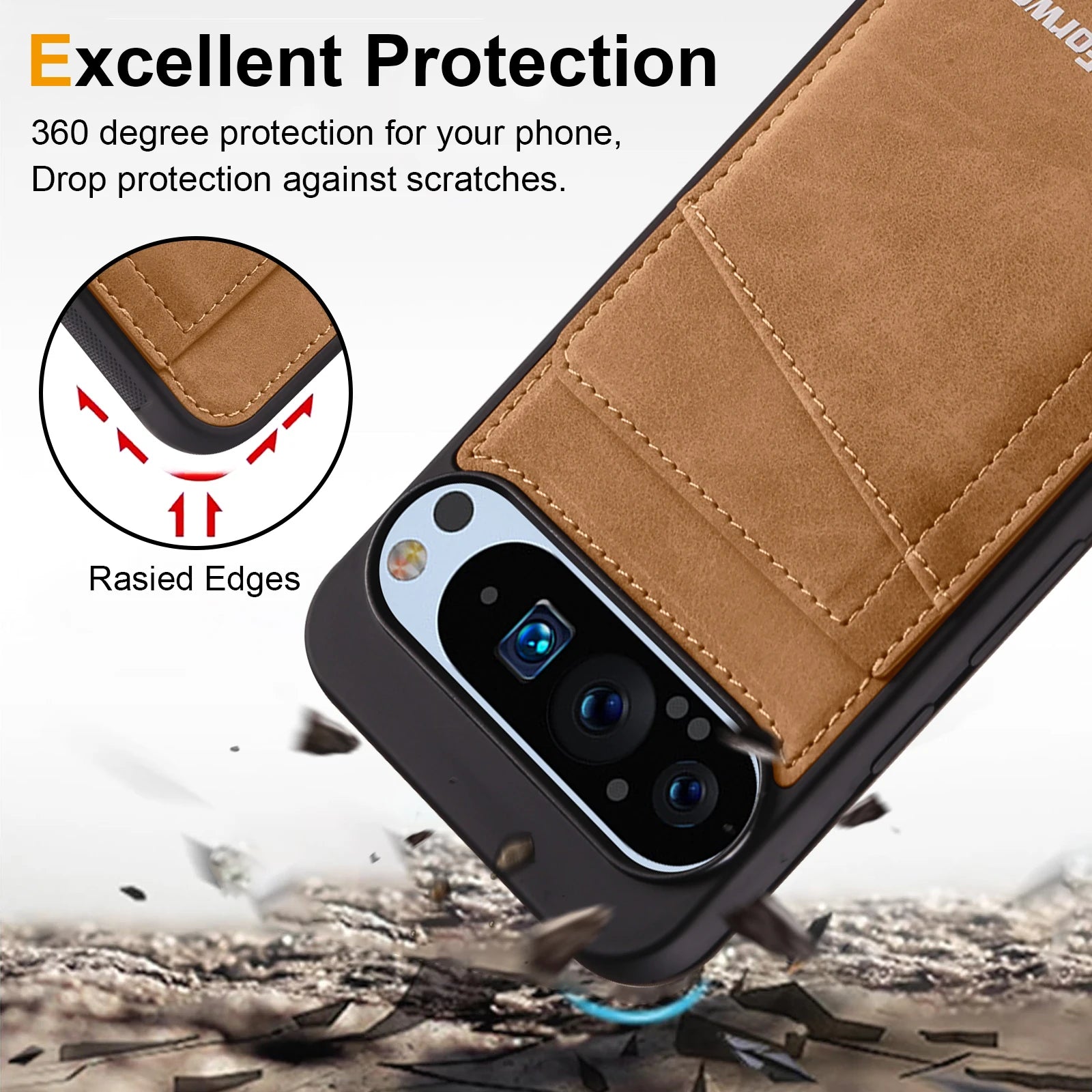 Luxury Business Leather Case For Google Pixel 10 9 8 Pro 9A 8A 9 10 Pro XL Magnetic Flip Wallet Card Slots Phone Cover