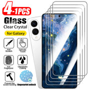 1-4PCS Screen Protector Glass For Samsung Galaxy S25 S24 Ultra S23 Plus S22+ Tempered Glass For Samsung S21 FE Glass