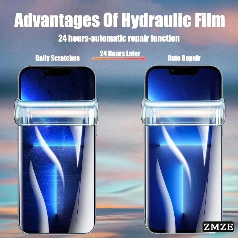 3Pcs HD Film Screen Protector For iPhone 17E 16E 17 16 15 14 13 12 11Pro Max Plus Pro High Definition Anti-Scratch Hydrogel Film