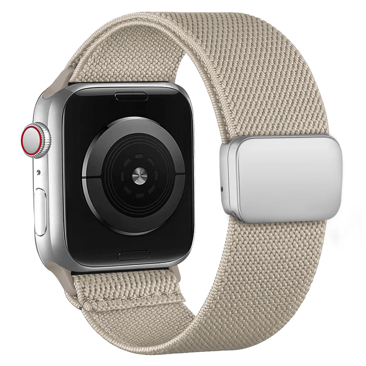 Magnetic Loop For Apple Watch Band 40mm 44mm 45mm 49mm 41mm 38 Nylon sport bracelet iwatch ultra 4 3 2 Series 12 11 10 9 8 se